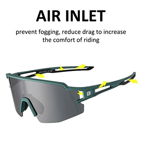 ROCKBROS Okulary rowerowe Polarne okulary przeciwsłoneczne UV400 SP204