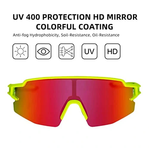 ROCKBROS Okulary rowerowe Polarne okulary przeciwsłoneczne UV400 SP204
