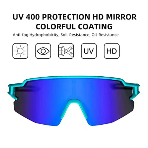 ROCKBROS Okulary rowerowe Polarne okulary przeciwsłoneczne UV400 SP204