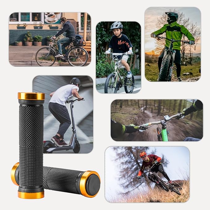 ROCKBROS Chwyty rowerowe 22mm z aluminiowym systemem Lock-On