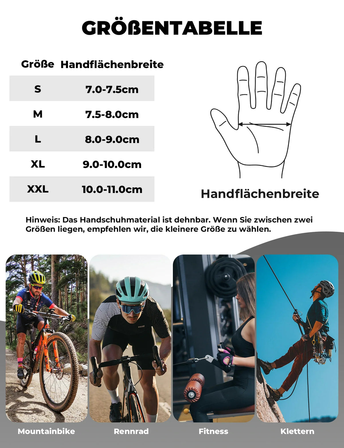 ROCKBROS Rękawice rowerowe