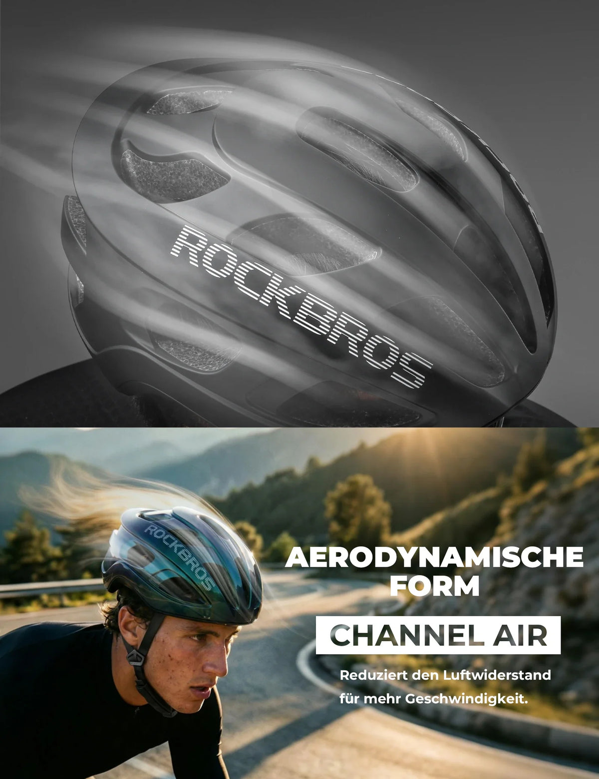 Kask rowerowy ROCKBROS 58-62cm Ultralekki 240g Antybakteryjny