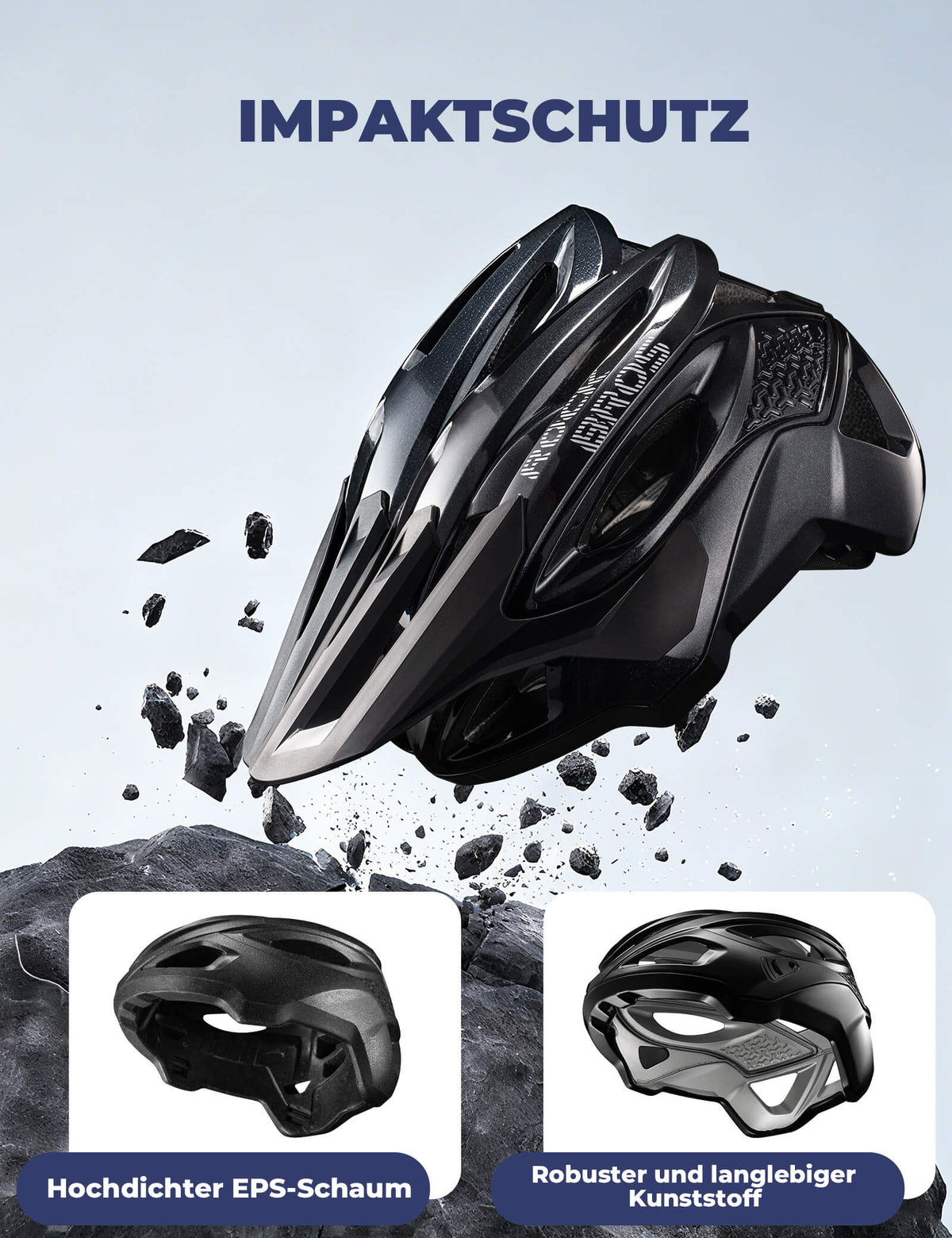 Kask rowerowy ROCKBROS z systemem wentylacji, Regulowany i lekki
