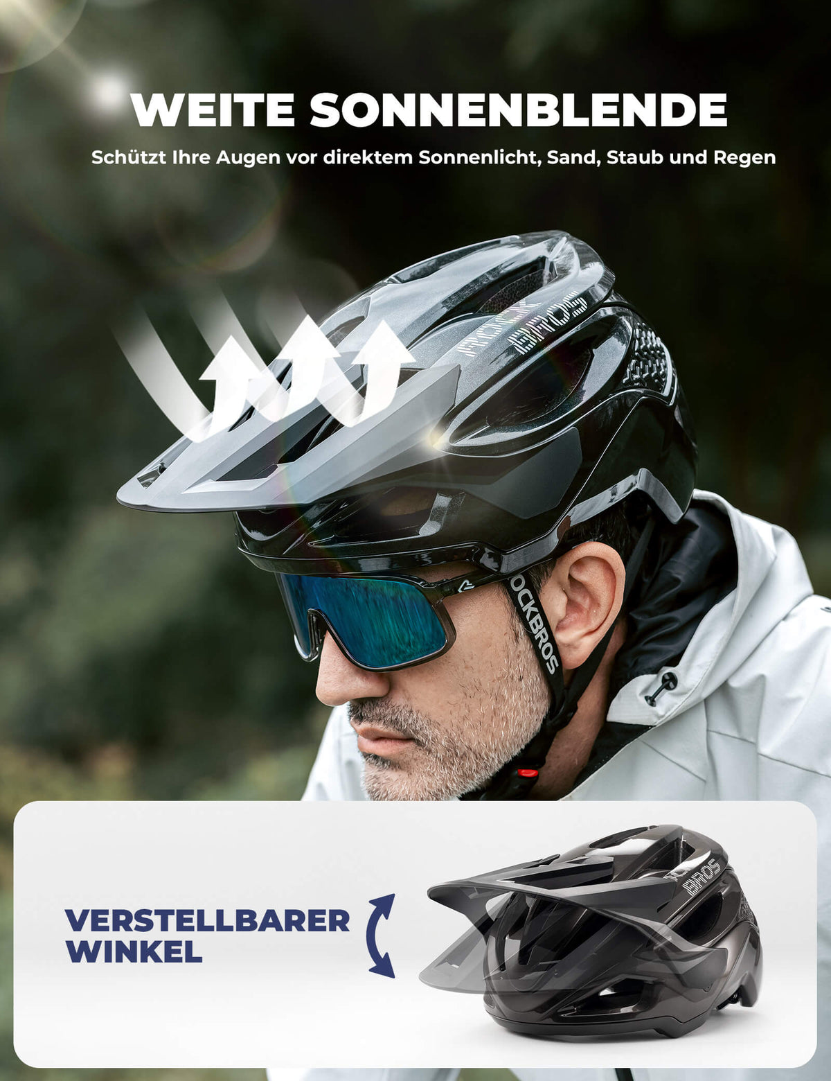 Kask rowerowy ROCKBROS z systemem wentylacji, Regulowany i lekki