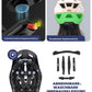 Kask rowerowy ROCKBROS z systemem wentylacji, Regulowany i lekki