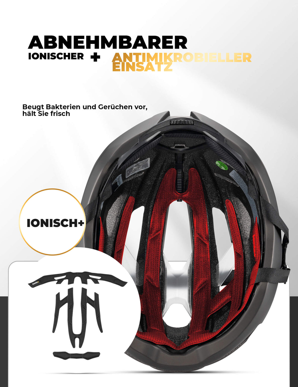 Kask rowerowy ROCKBROS ze wzmocnioną ramą 58-62cm