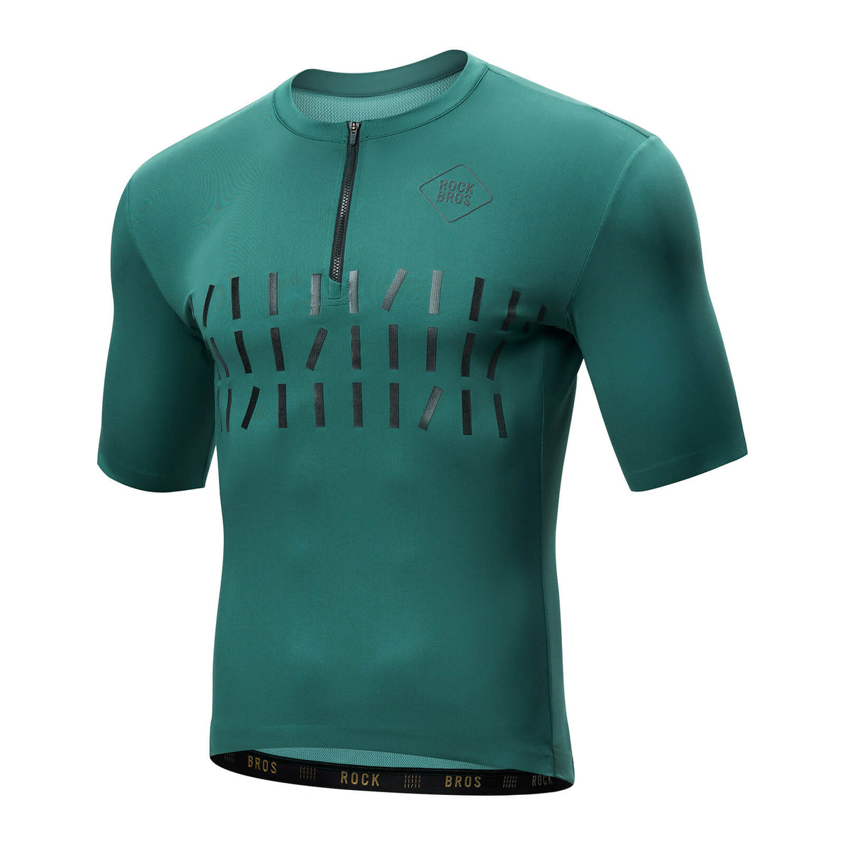 ROCKBROS Koszulka rowerowa krótki rękaw męska Oddychająca i Szybkoschnąca Jersey Odblaskowa