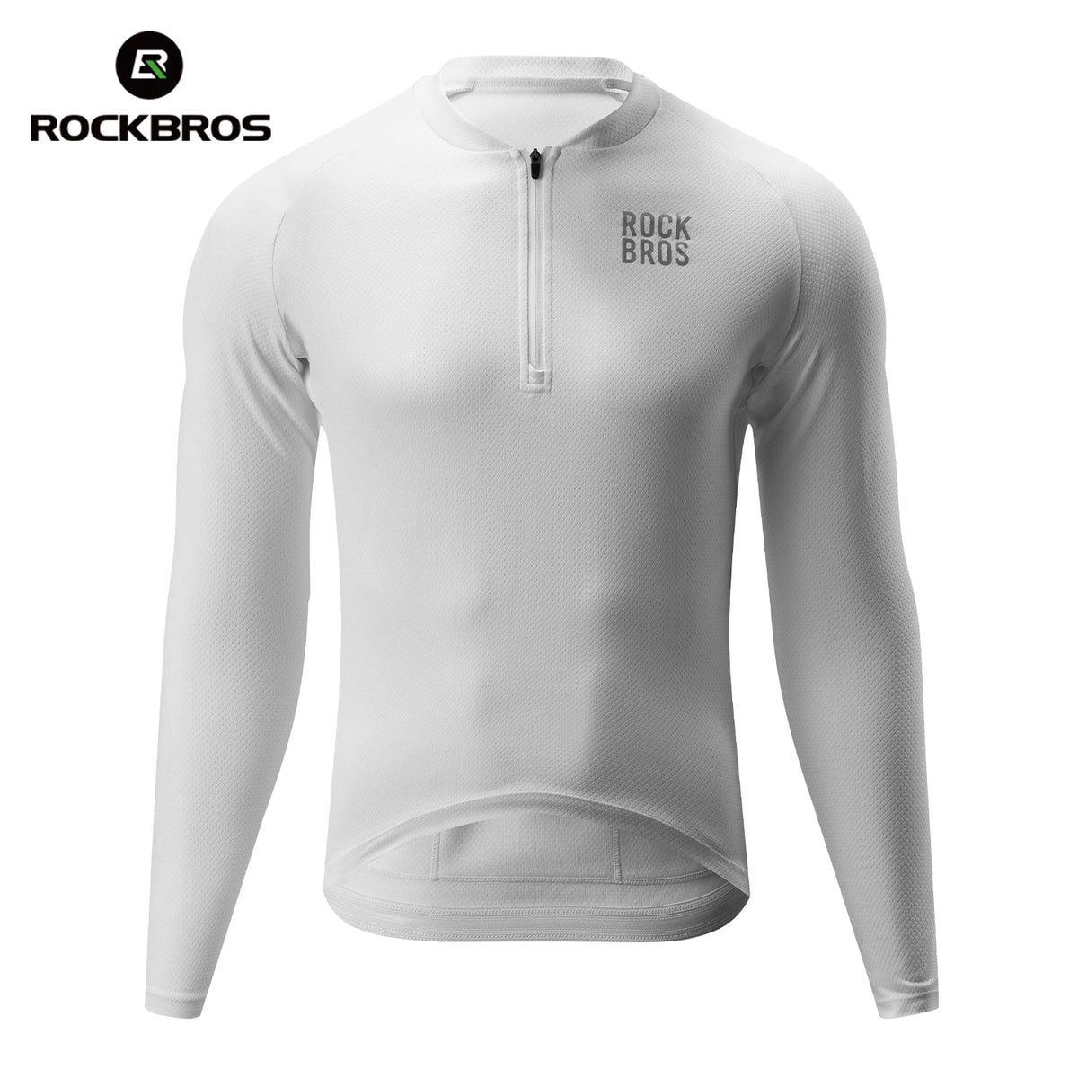 ROCKBROS Koszulka rowerowa z długim rękawem z krótkim zamkiem z przodu - Modell YDCX011