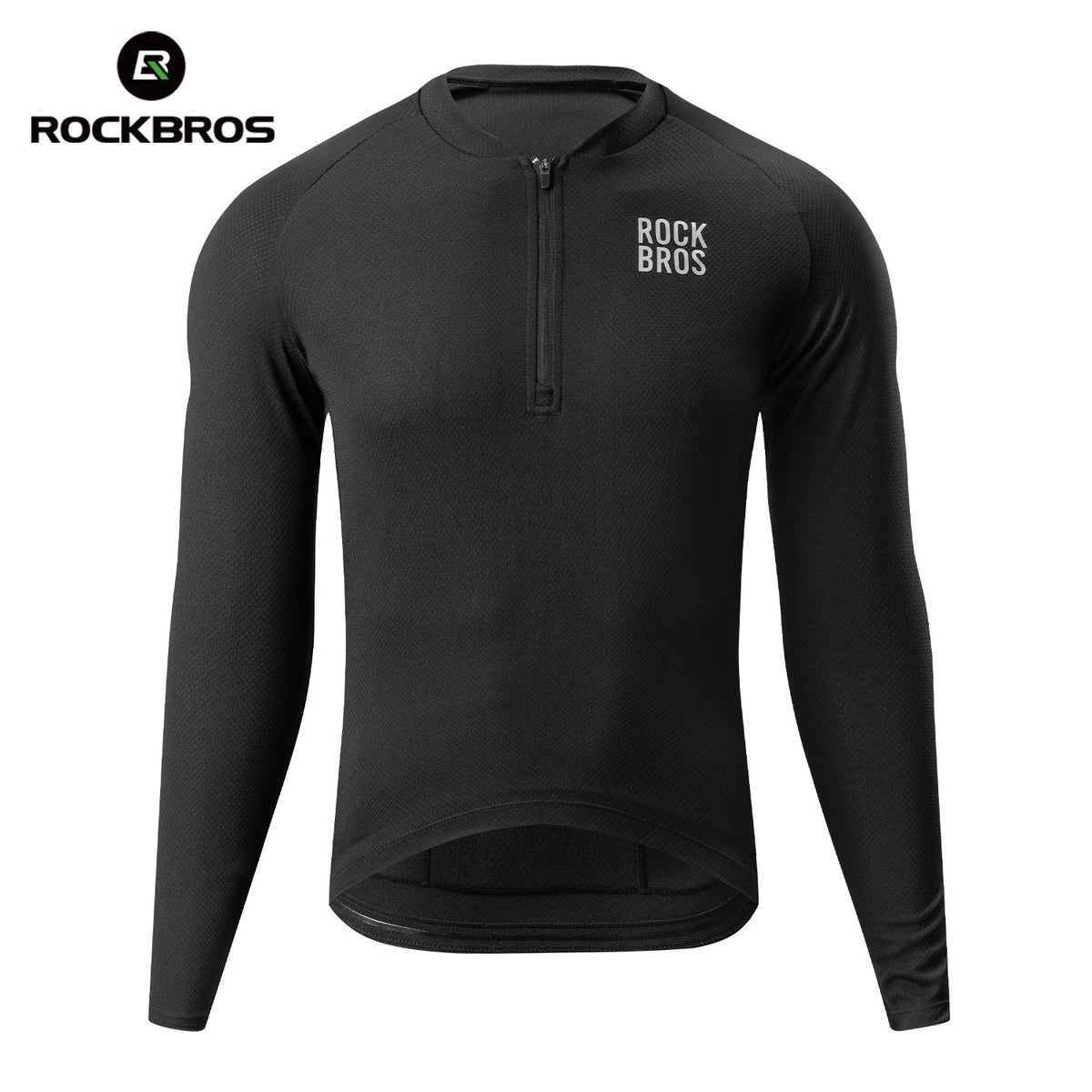 ROCKBROS Koszulka rowerowa z długim rękawem z krótkim zamkiem z przodu - Modell YDCX011