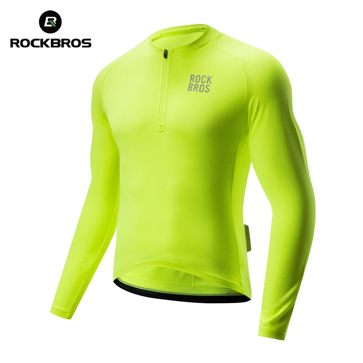ROCKBROS Koszulka rowerowa z długim rękawem z krótkim zamkiem z przodu - Modell YDCX011