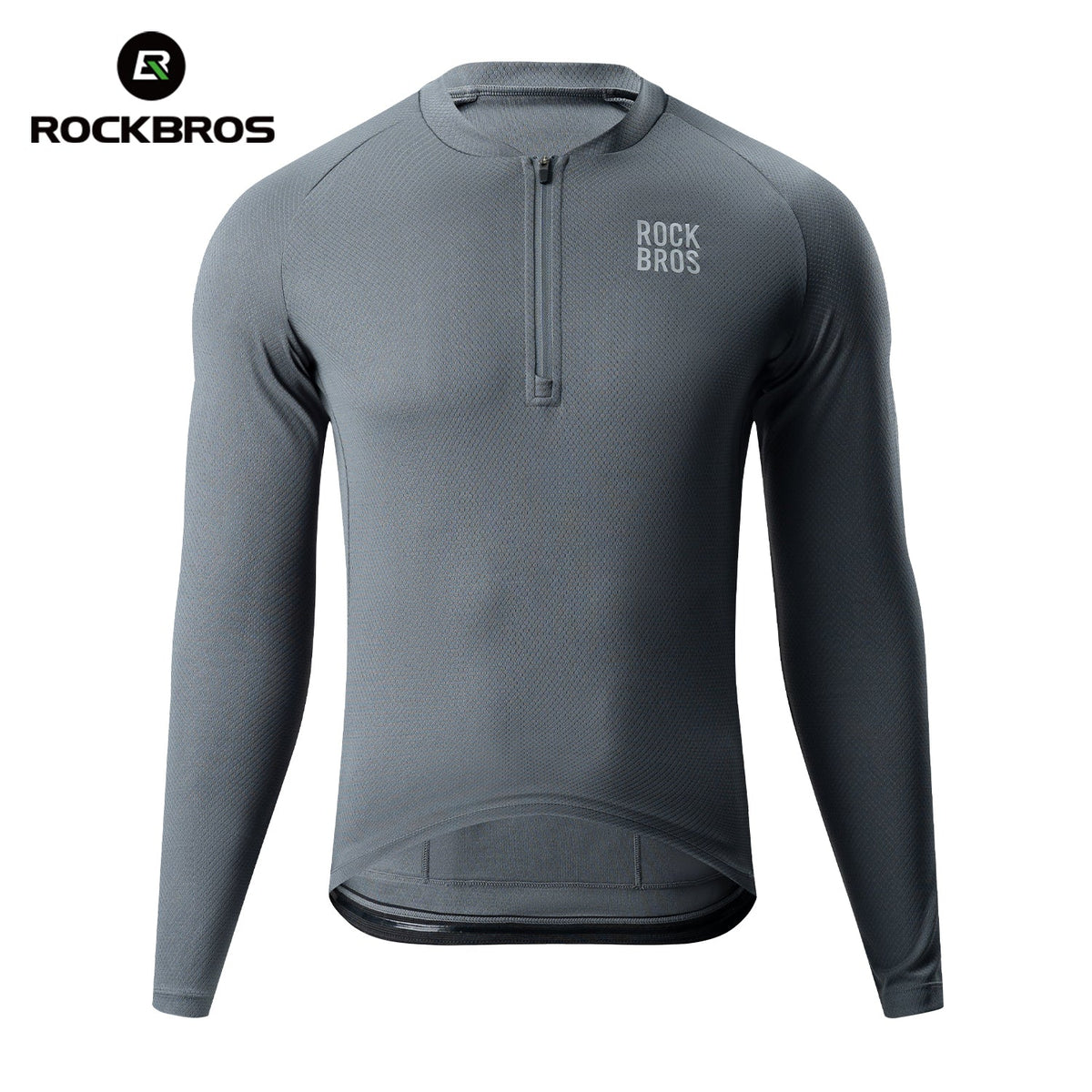 ROCKBROS Koszulka rowerowa z długim rękawem z krótkim zamkiem z przodu - Modell YDCX011