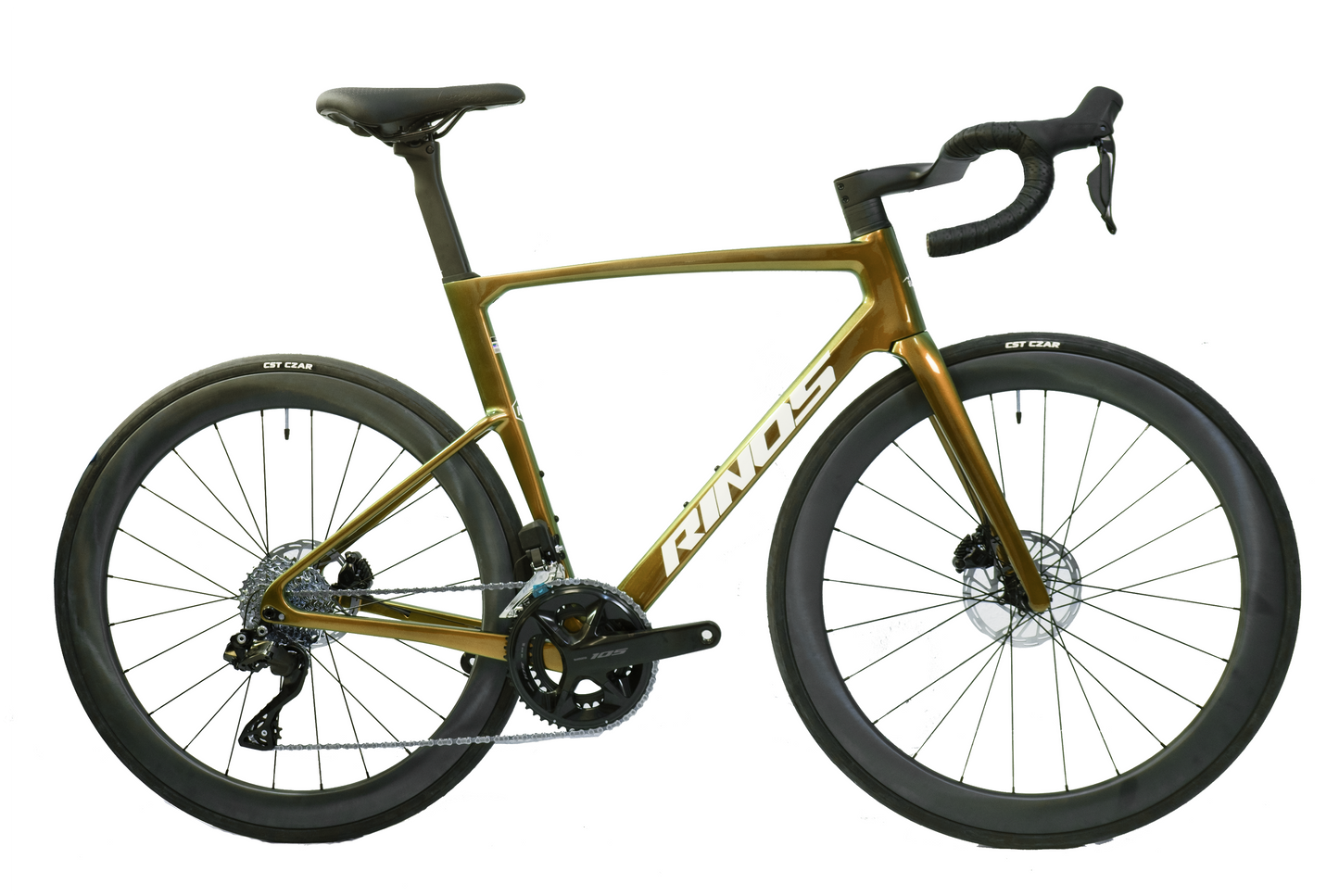 RINOS Odin 6.1 karbonowy rower szosowy 700C Shimano 105 Di2 24 biegowy