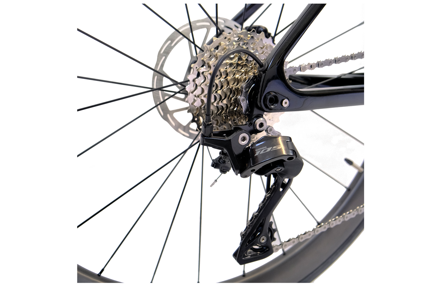 RINOS szosowy rower z ramą z włókna węglowego, Odin 4.1, Shimano 105 ST-R7120, 24 biegi