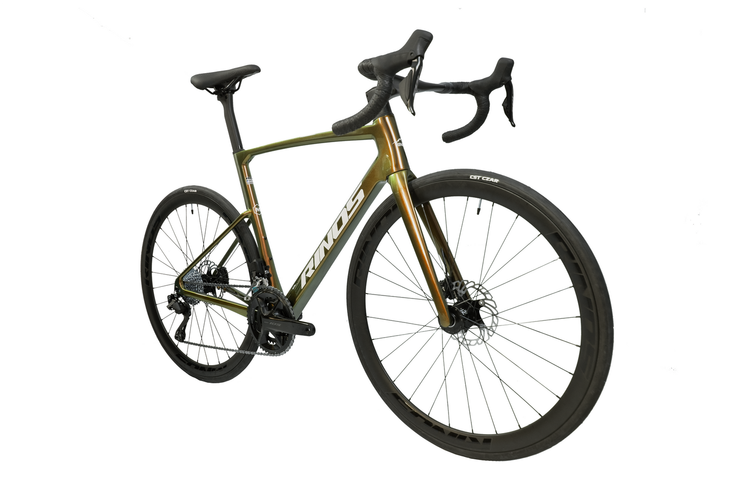 RINOS Odin 6.0 karbonowy rower szosowy 700C Shimano 105 Di2 24 biegowy lekki