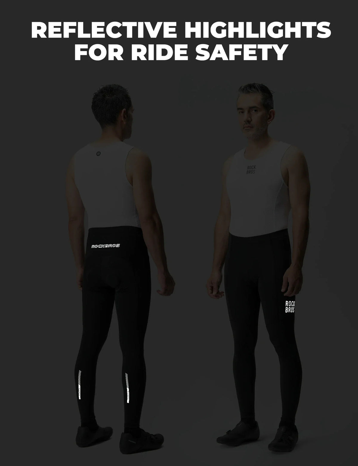 ROCKBROS Męskie spodenki rowerowe - 3D Ergonomiczny krój, 6H+