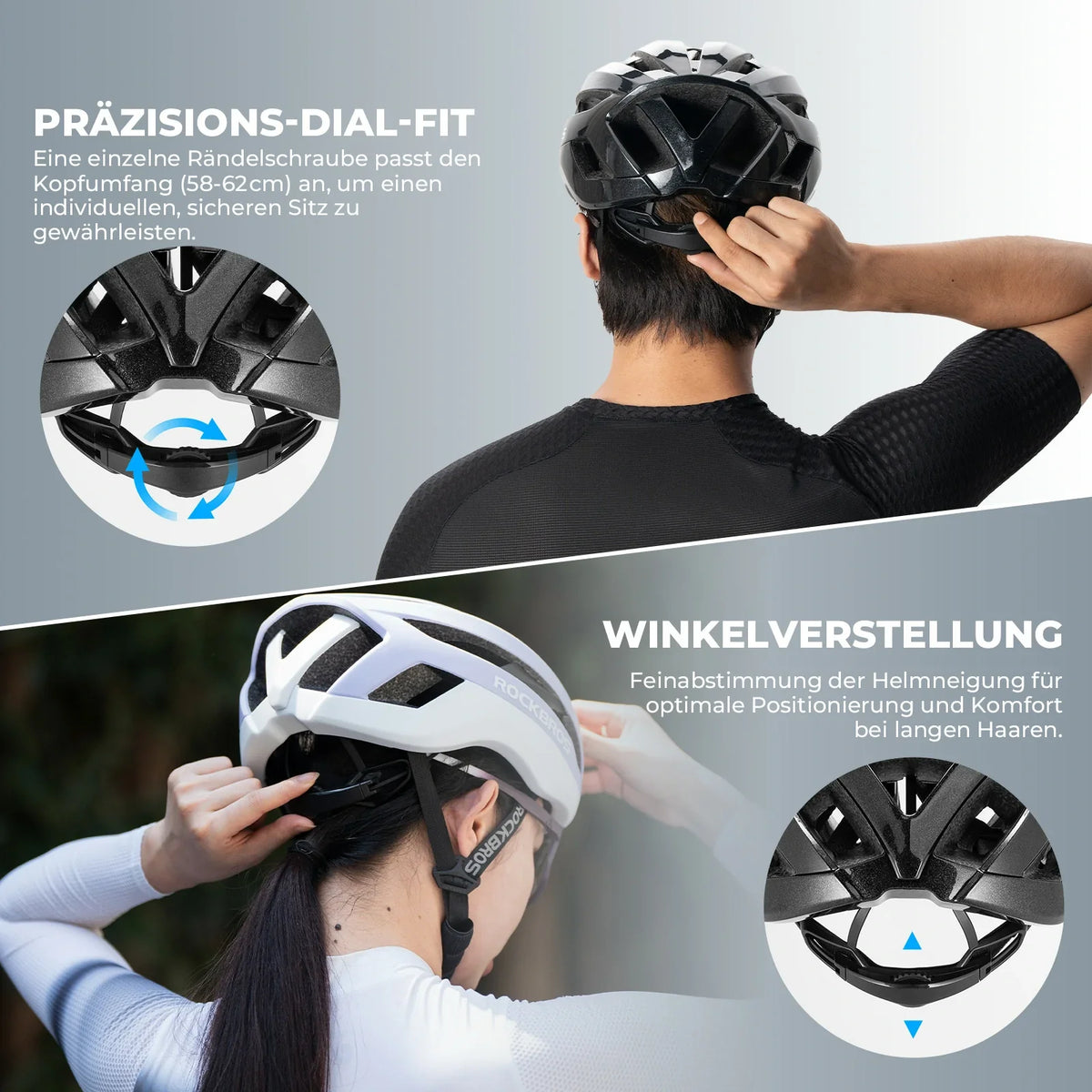 ROCKBROS Lekki kask rowerowy LK-79