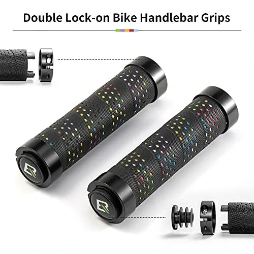 ROCKBROS Grippy rowerowe Antypoślizgowe Chwyty Lock-On Design Rowery