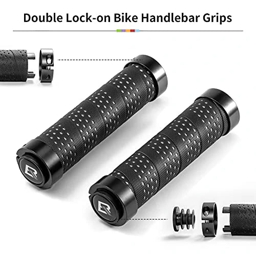ROCKBROS Grippy rowerowe Antypoślizgowe Chwyty Lock-On Design Rowery