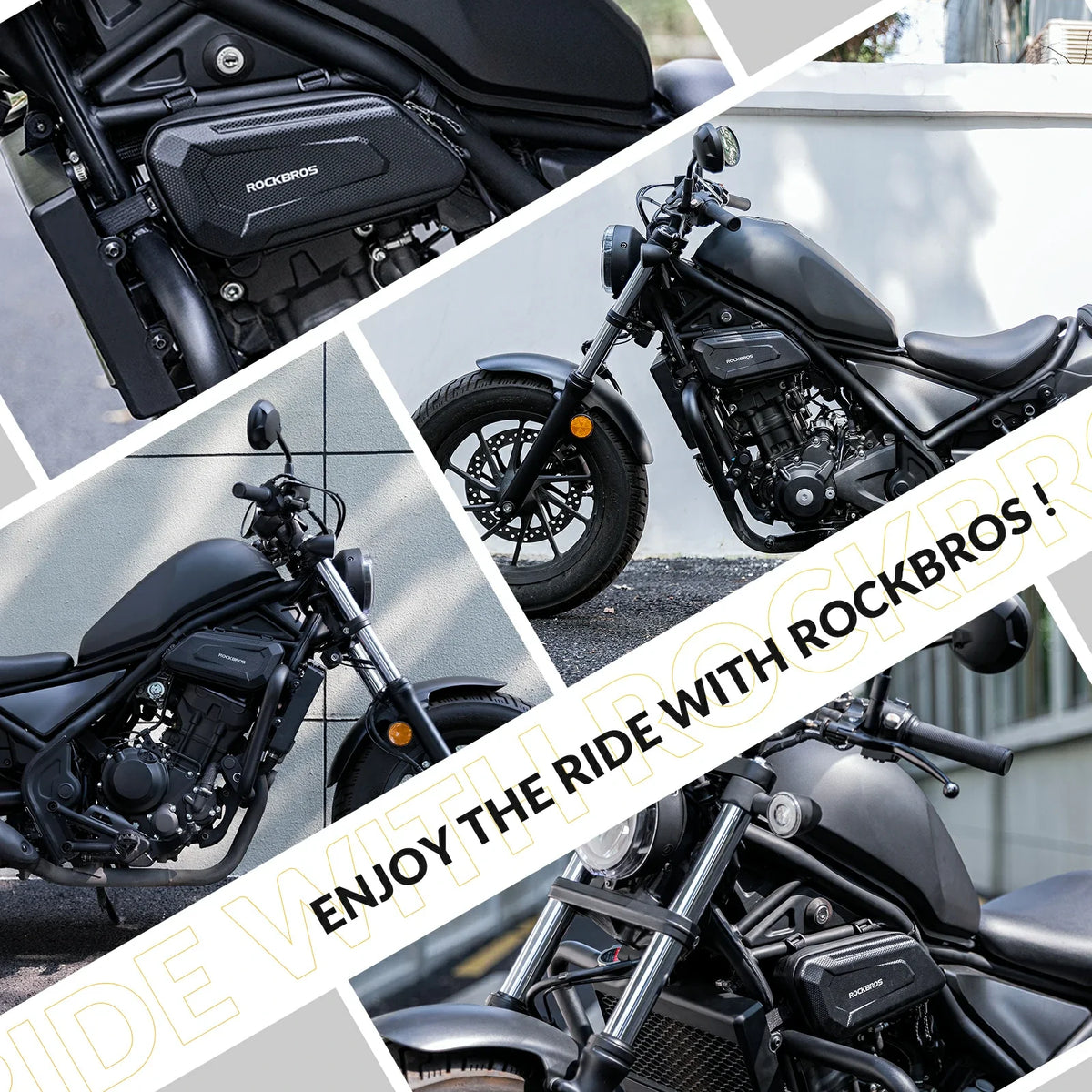 ROCKBROS Wodoodporna torba motocyklowa, 1,5 litra