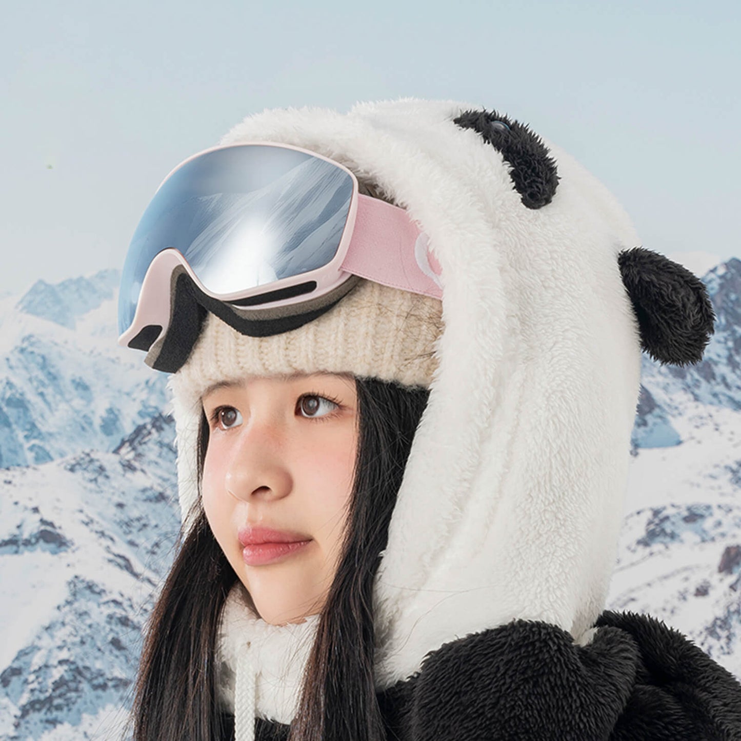 Gogle narciarskie OTG z powłoką przeciwmgielną unisex Qunature