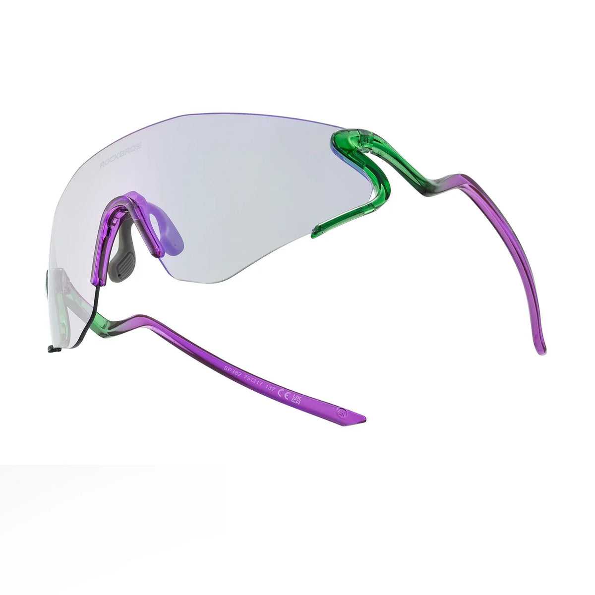 ROCKBROS Okulary rowerowe fotochromatyczne z ochroną UV400