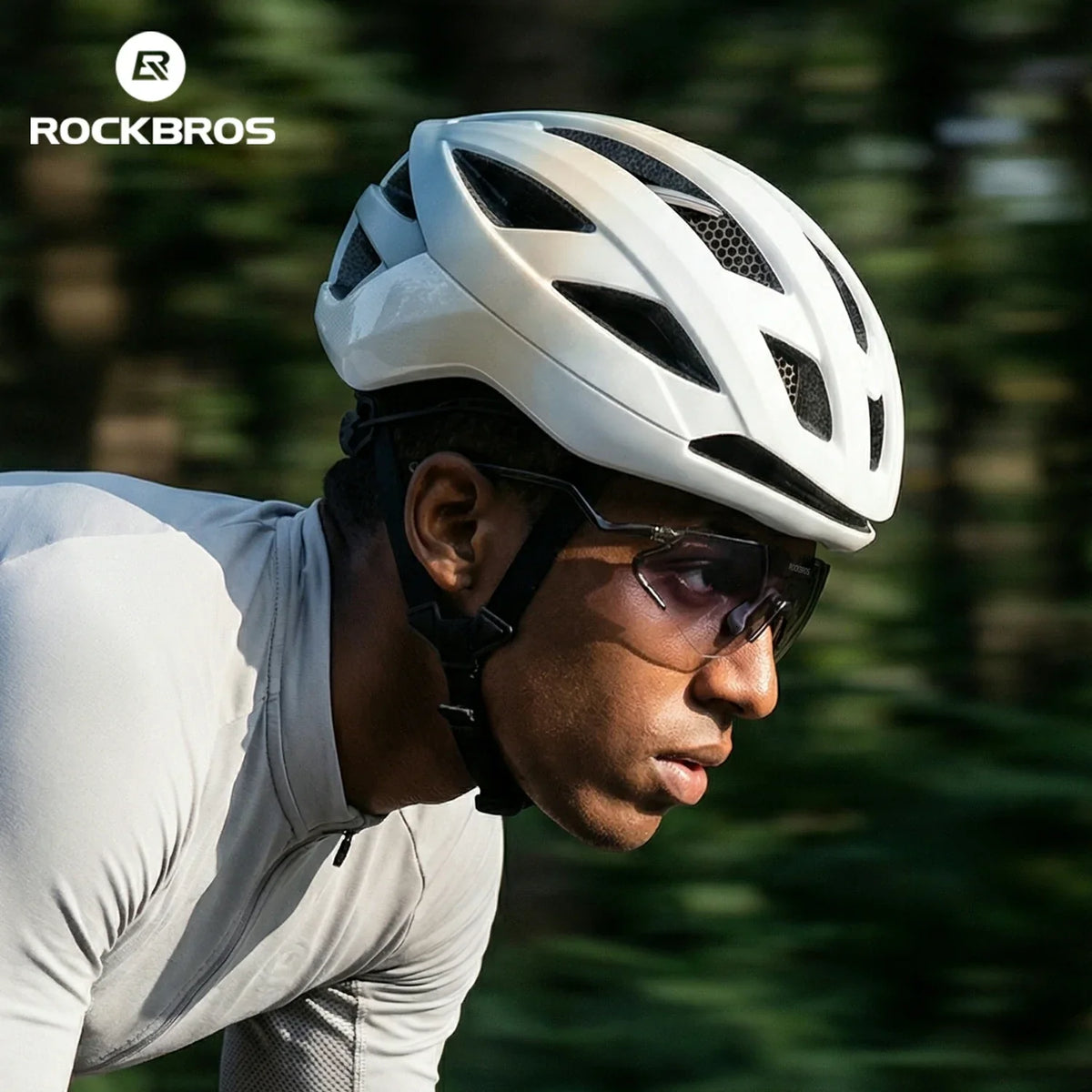 ROCKBROS Okulary rowerowe fotochromatyczne z ochroną UV400