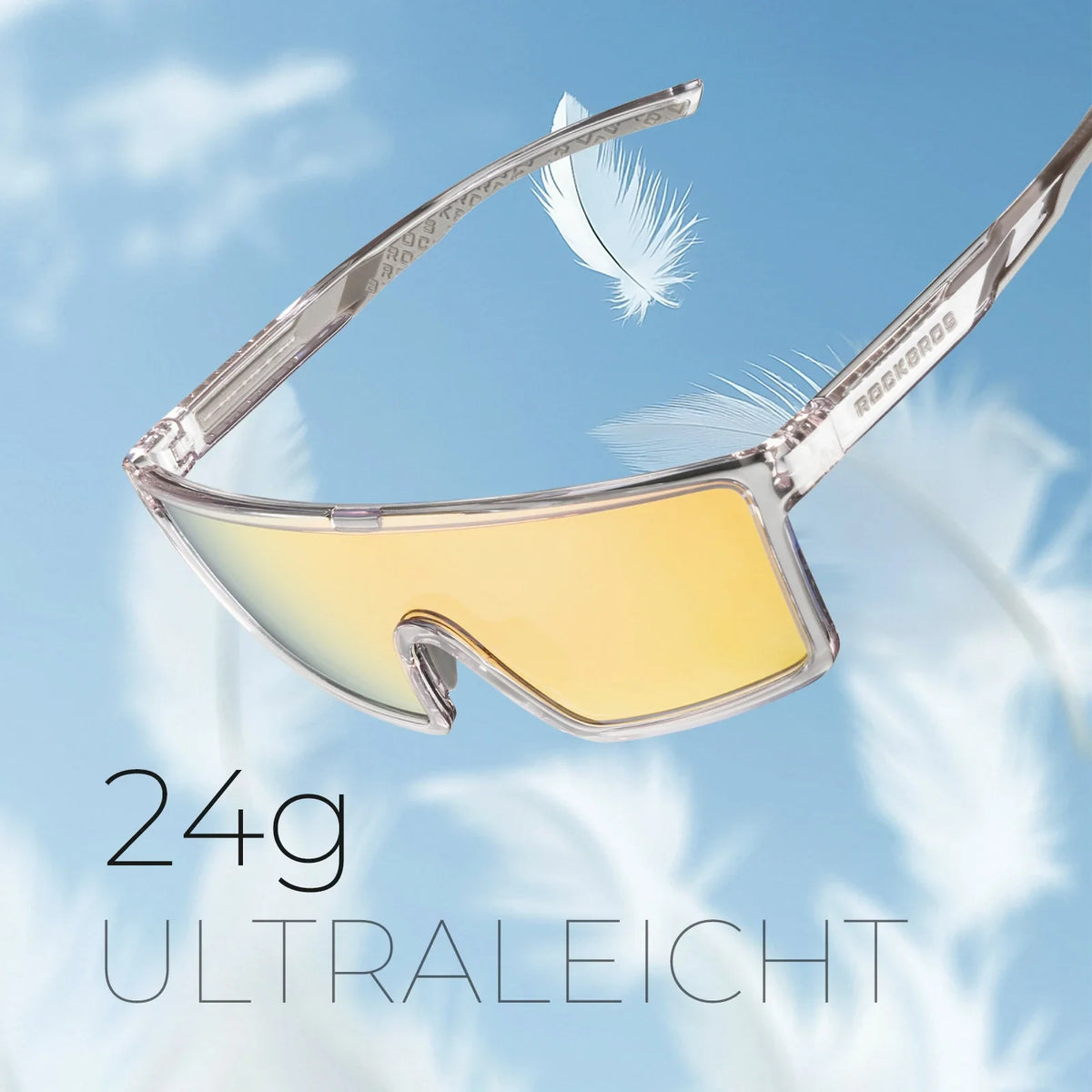 ROCKBROS Okulary rowerowe polaryzacyjne, UV400 z oprawką TR90