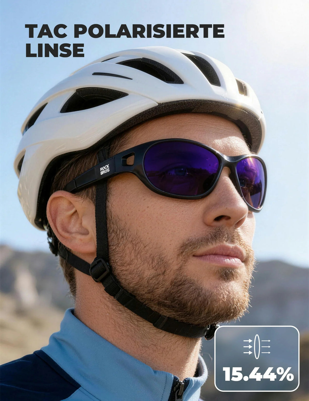ROCKBROS Polarne okulary sportowe SP394 Ultralight & UV400