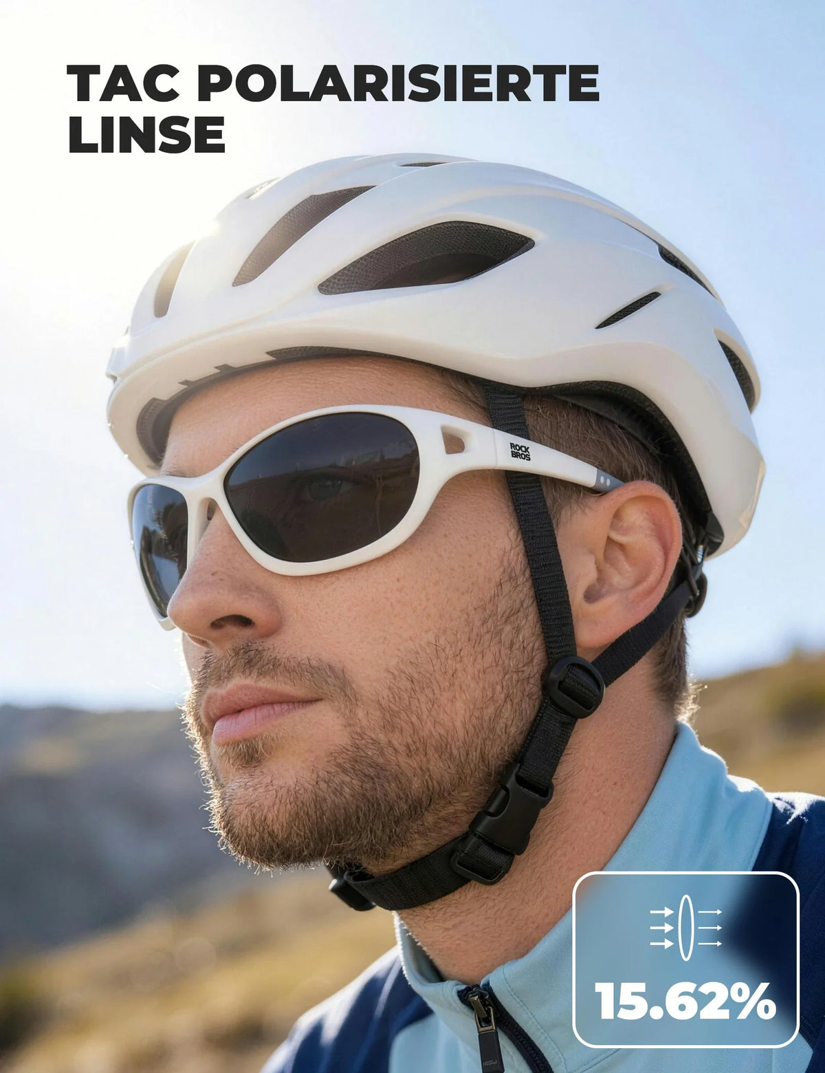 ROCKBROS Polarne okulary sportowe SP394 Ultralight & UV400