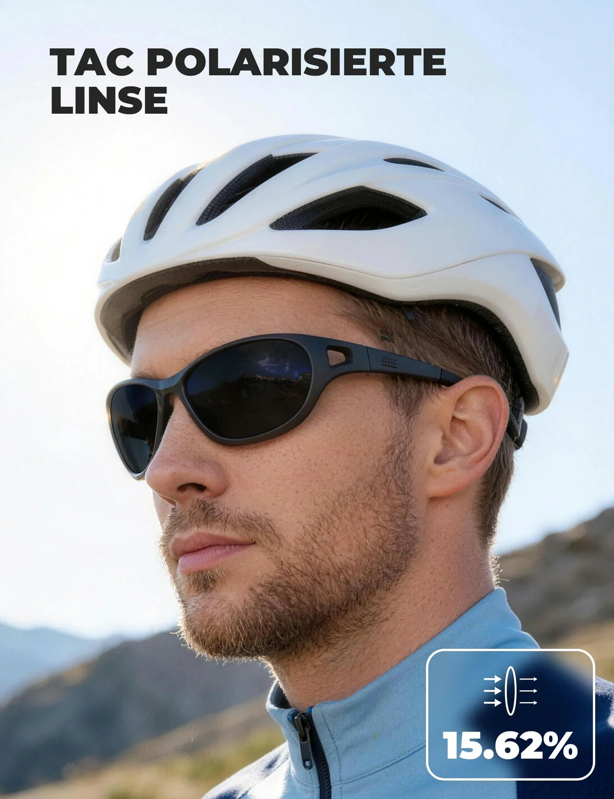 ROCKBROS Polarne okulary sportowe SP394 Ultralight & UV400
