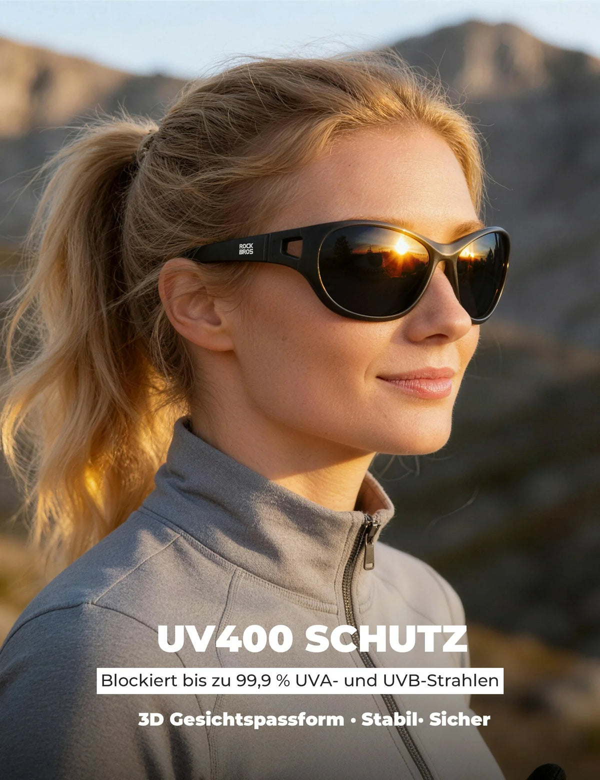 ROCKBROS Polarne okulary sportowe SP394 Ultralight & UV400