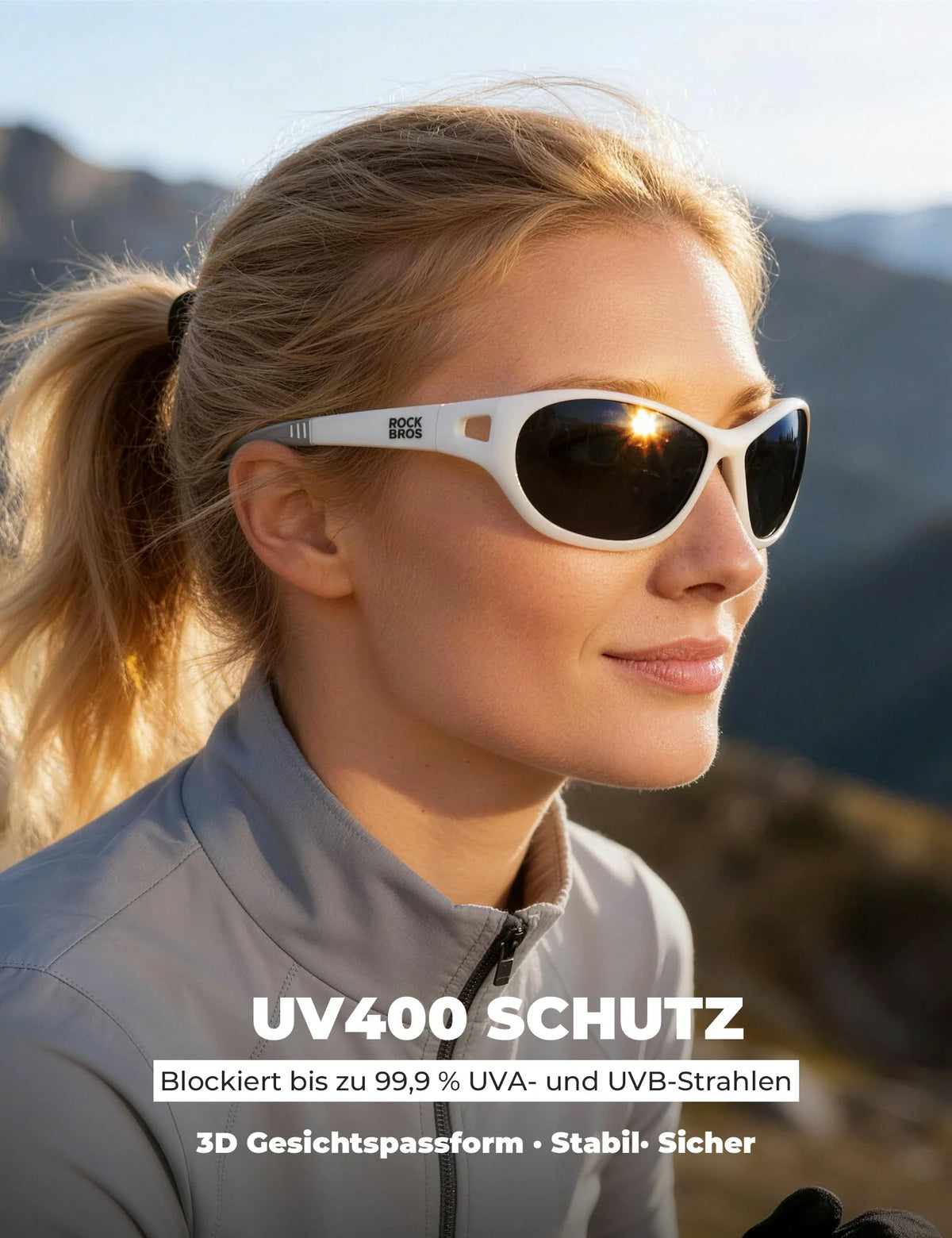 ROCKBROS Polarne okulary sportowe SP394 Ultralight & UV400