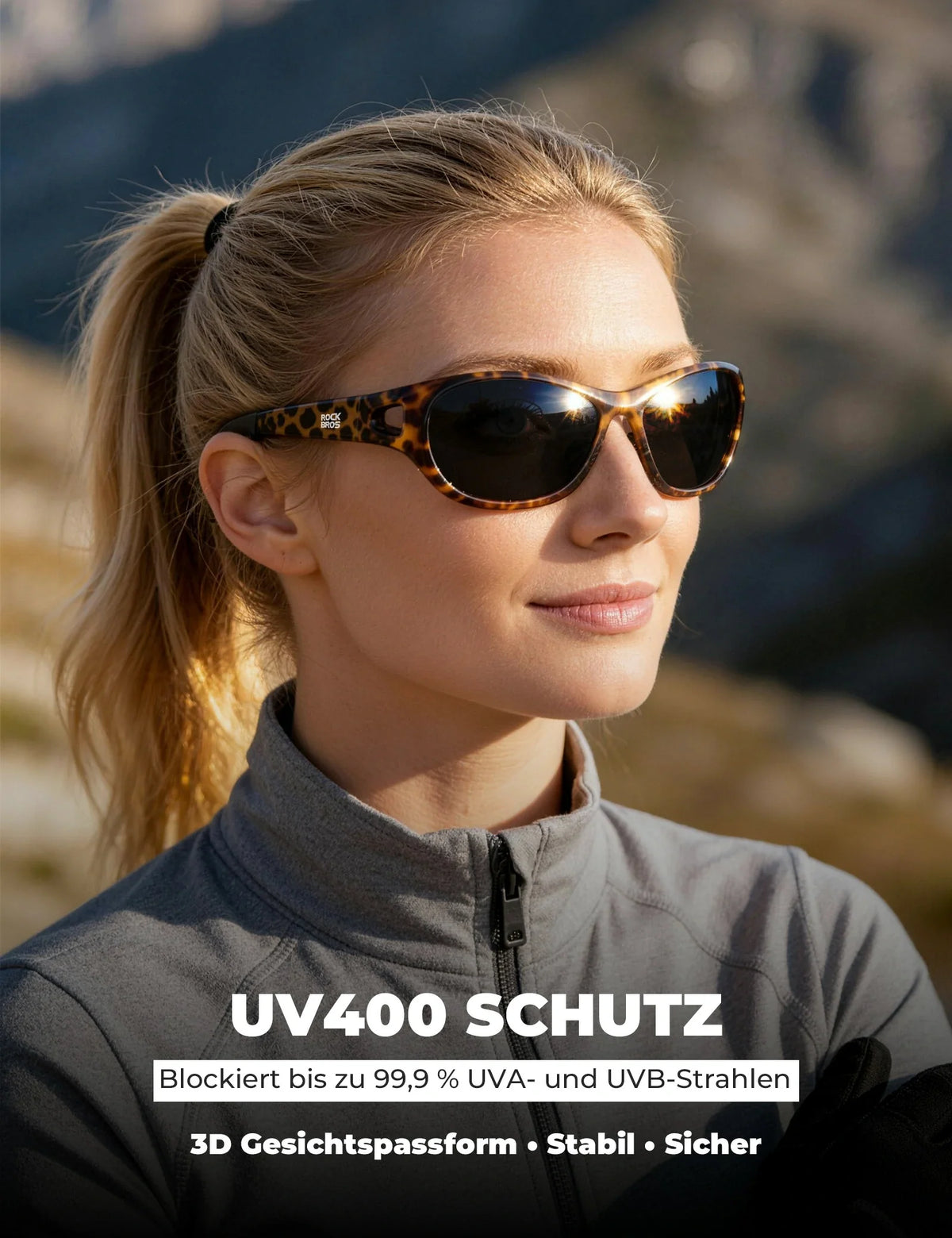 ROCKBROS Polarne okulary sportowe SP394 Ultralight & UV400