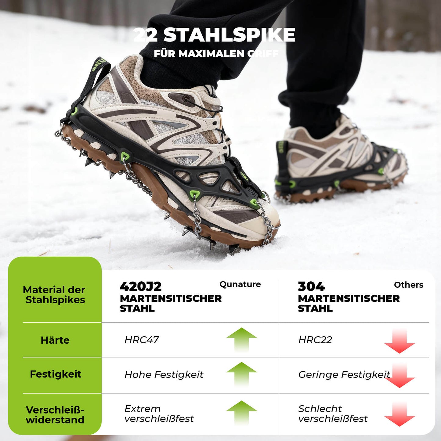 Lekkie czekany do wędrówek Quantature