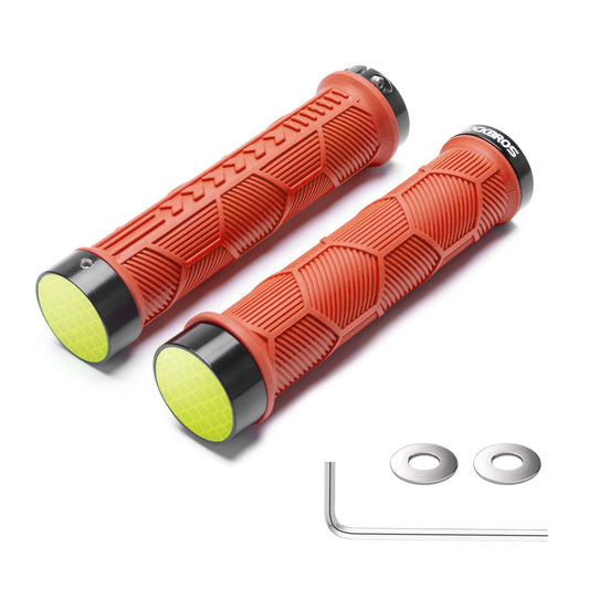 ROCKBROS Chwyty rowerowe do kierownicy z podwójną blokadą na kierownice 22,2mm
