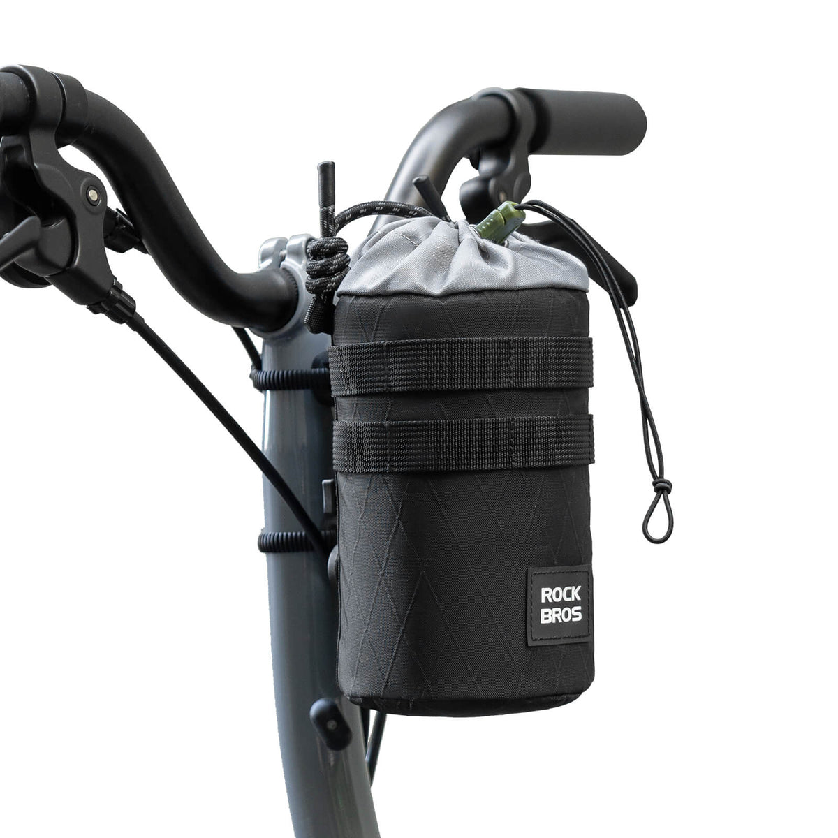 ROCKBROS Sakiewka rowerowa na kierownicę 1.2L na butelki Ø10 cm