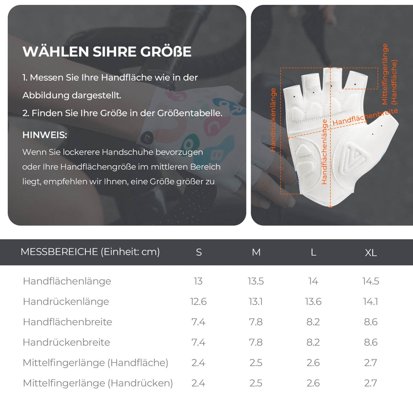 ROCKBROS Rękawiczki rowerowe z półpalcami, oddychające SBR