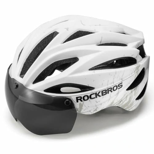ROCKBROS Kask rowerowy Magnetyczny Odczepiany kask MTB z wizjerem
