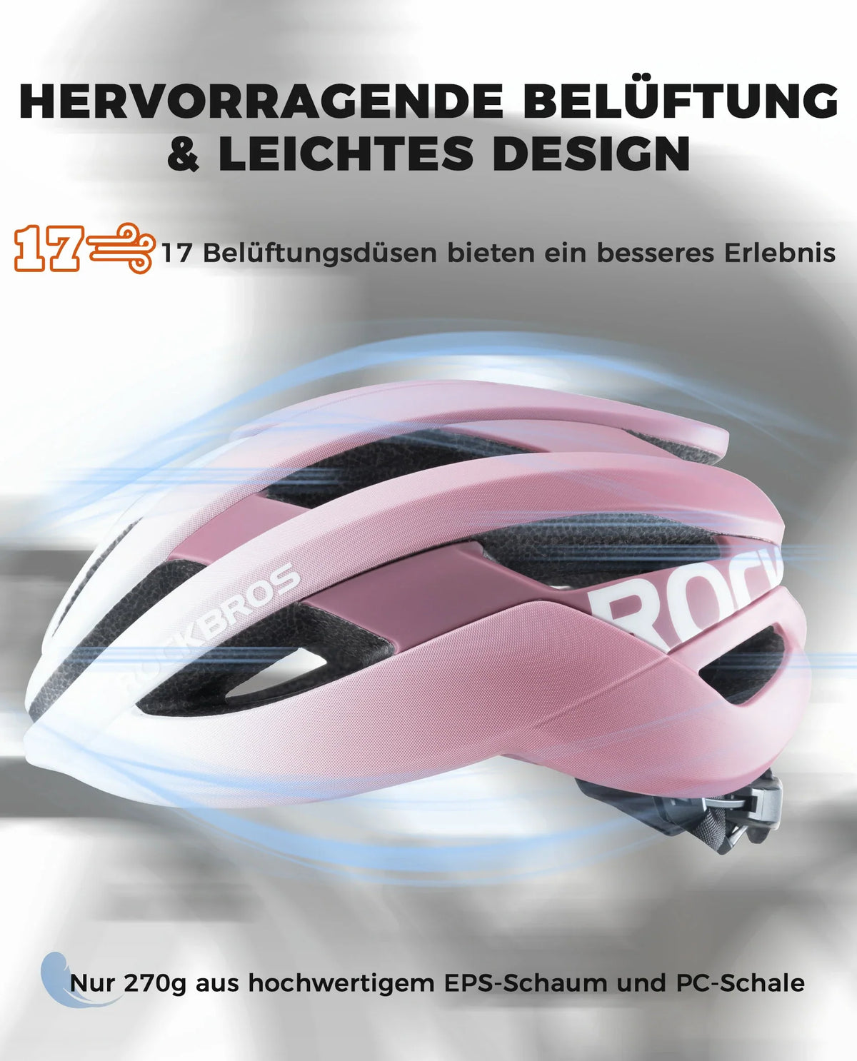 ROCKBROS Kask rowerowy Sport MTB Kask ochronny Oddychający 54-58cm