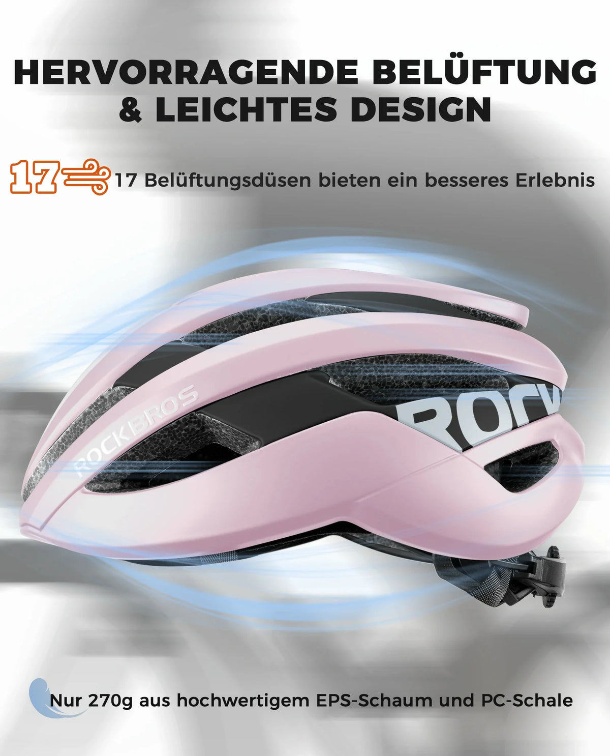 ROCKBROS Kask rowerowy Sport MTB Kask ochronny Oddychający 54-58cm