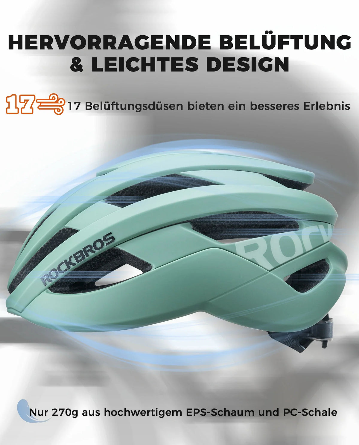 ROCKBROS Kask rowerowy Sport MTB Kask ochronny Oddychający 54-58cm