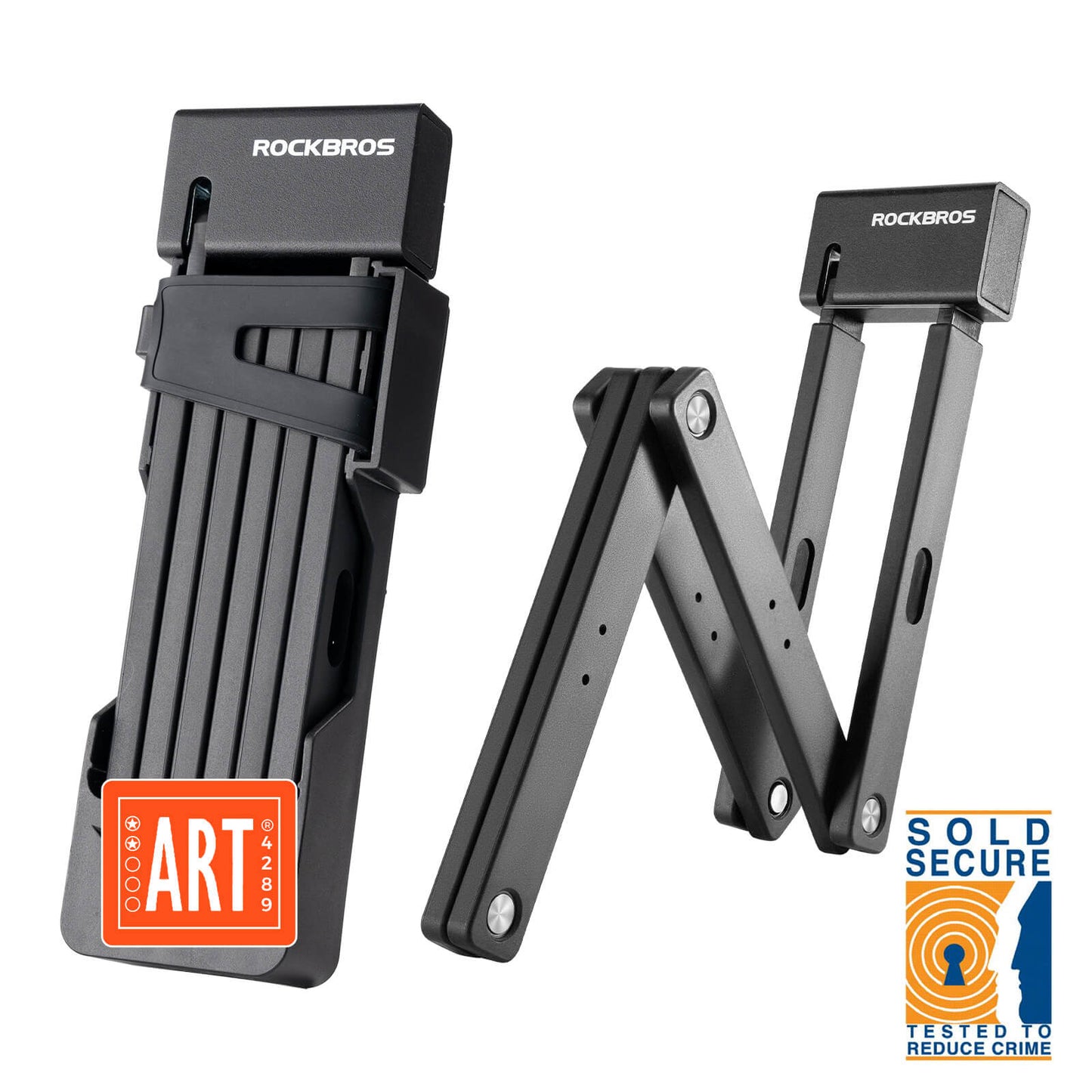 Zapięcie rowerowe składane 104 cm składane ROCKBROS
