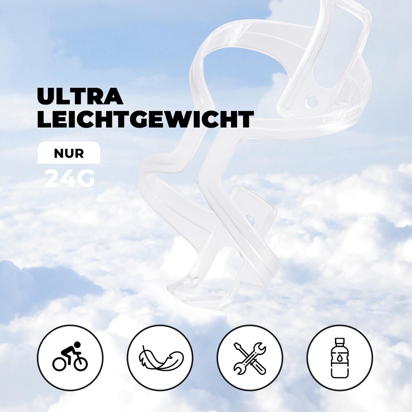 Uchwyty na bidon rowerowy, 2 sztuki, ROCKBROS