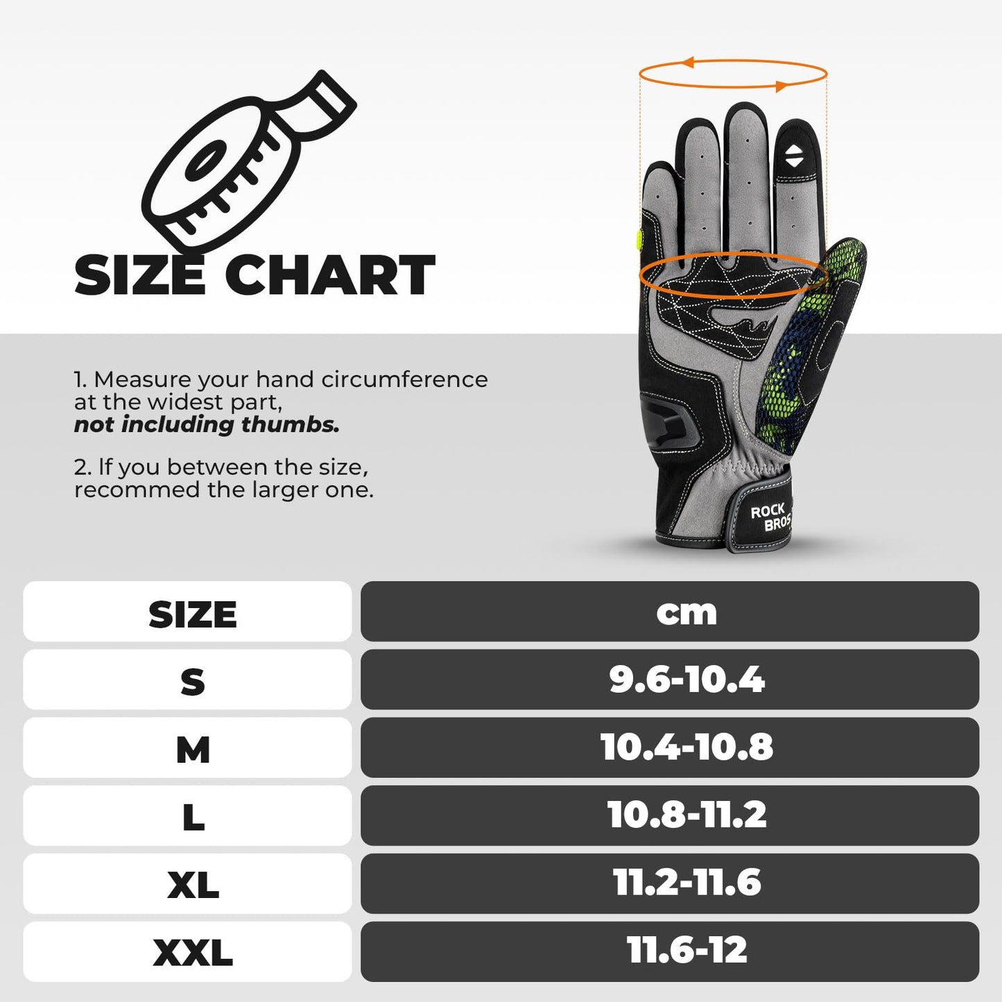 Rękawiczki z ekranem dotykowym dla mężczyzn i kobiet, rękawiczki zimowe, ROCKBROS