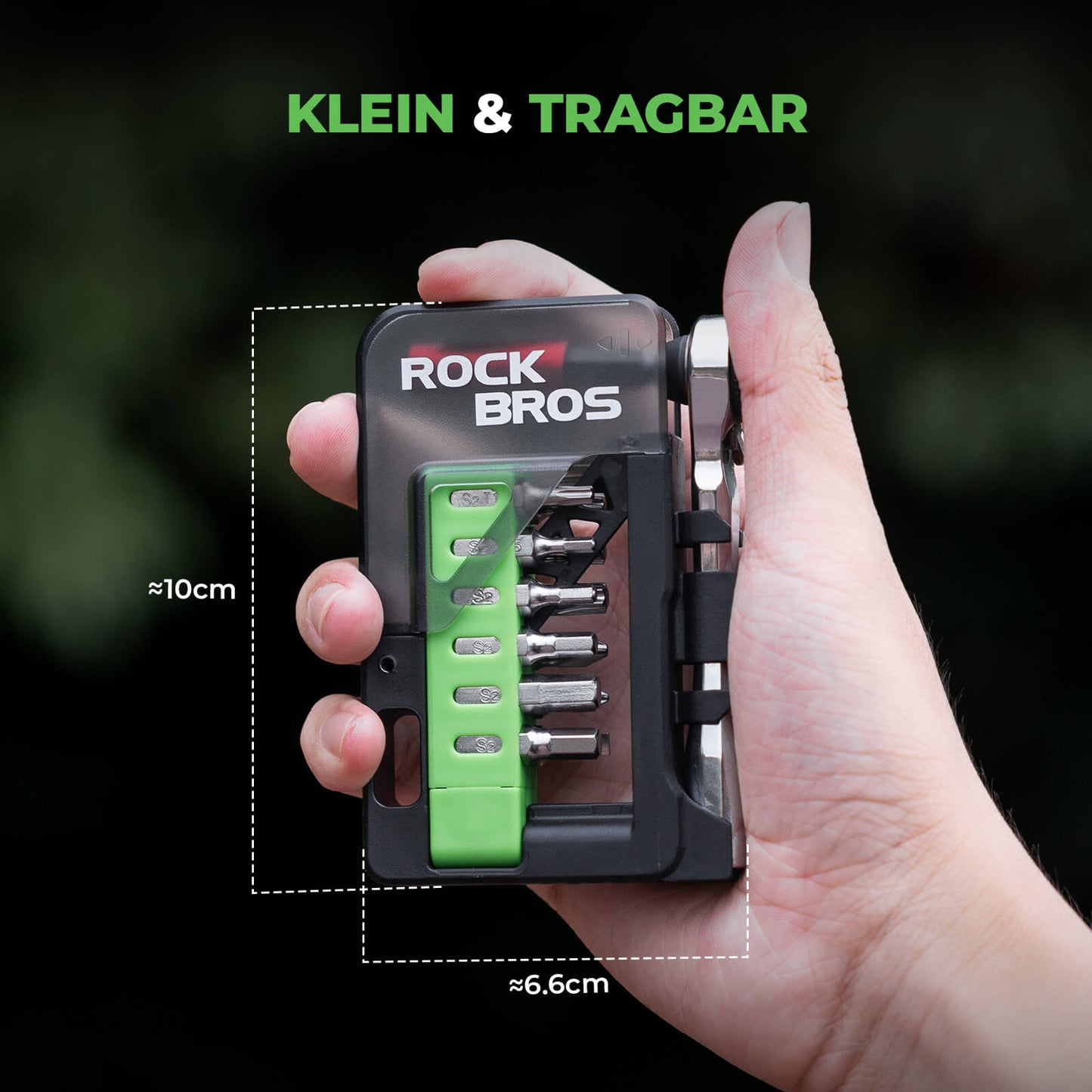 Zestaw magnetycznych narzędzi rowerowych z kluczem grzechotkowym ROCKBROS