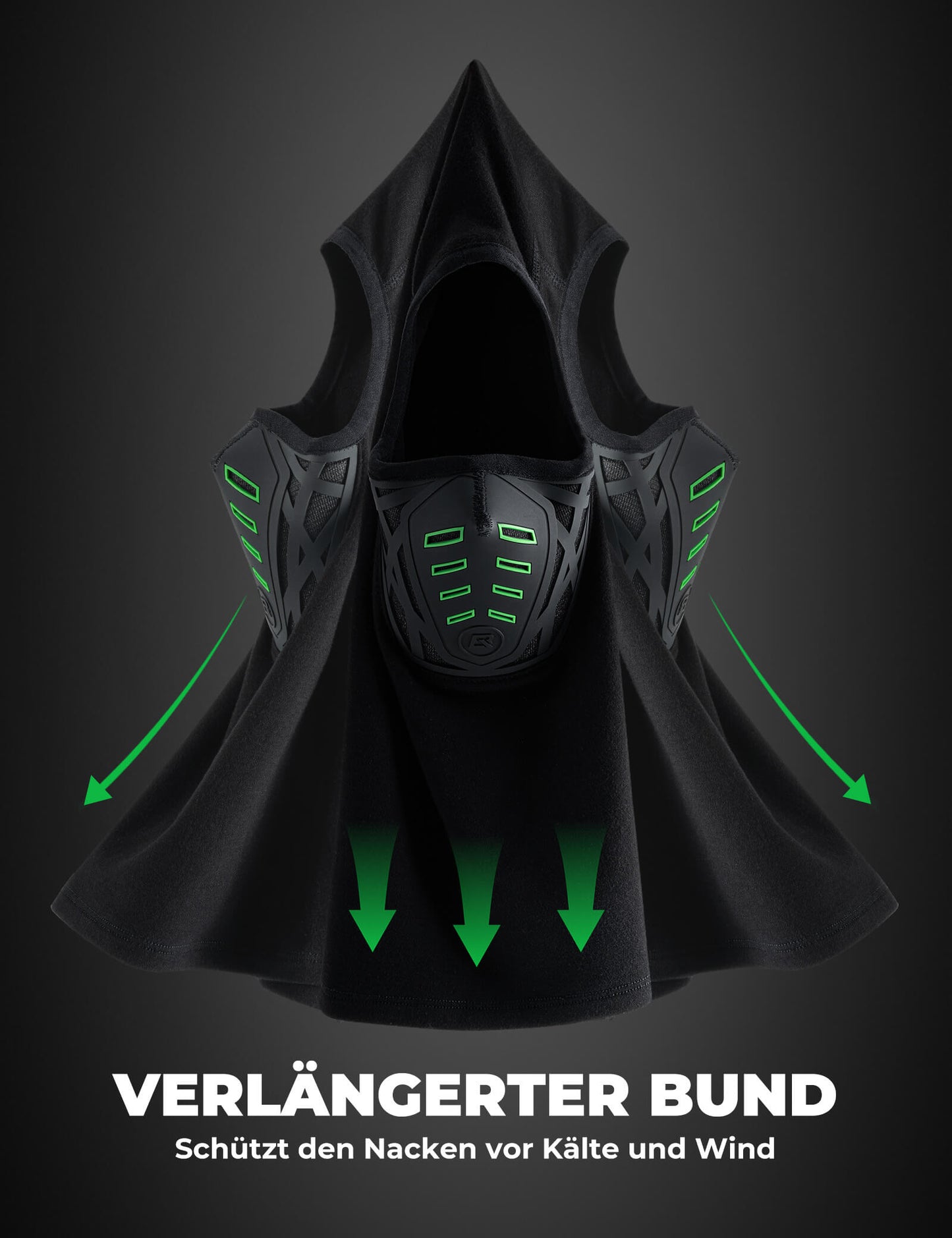 Wielofunkcyjny kaptur balastowy, wiatroszczelny i pyłoszczelny, oddychający z ochroną szyi, ROCKBROS