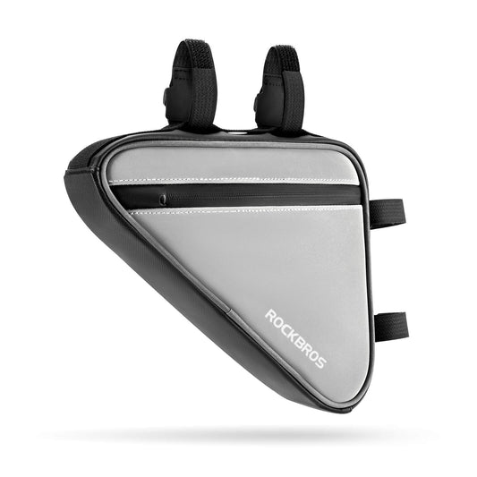 Torba rowerowa, odblaskowa torba na ramę, trójkątna torba, 0,9 l, ROCKBROS