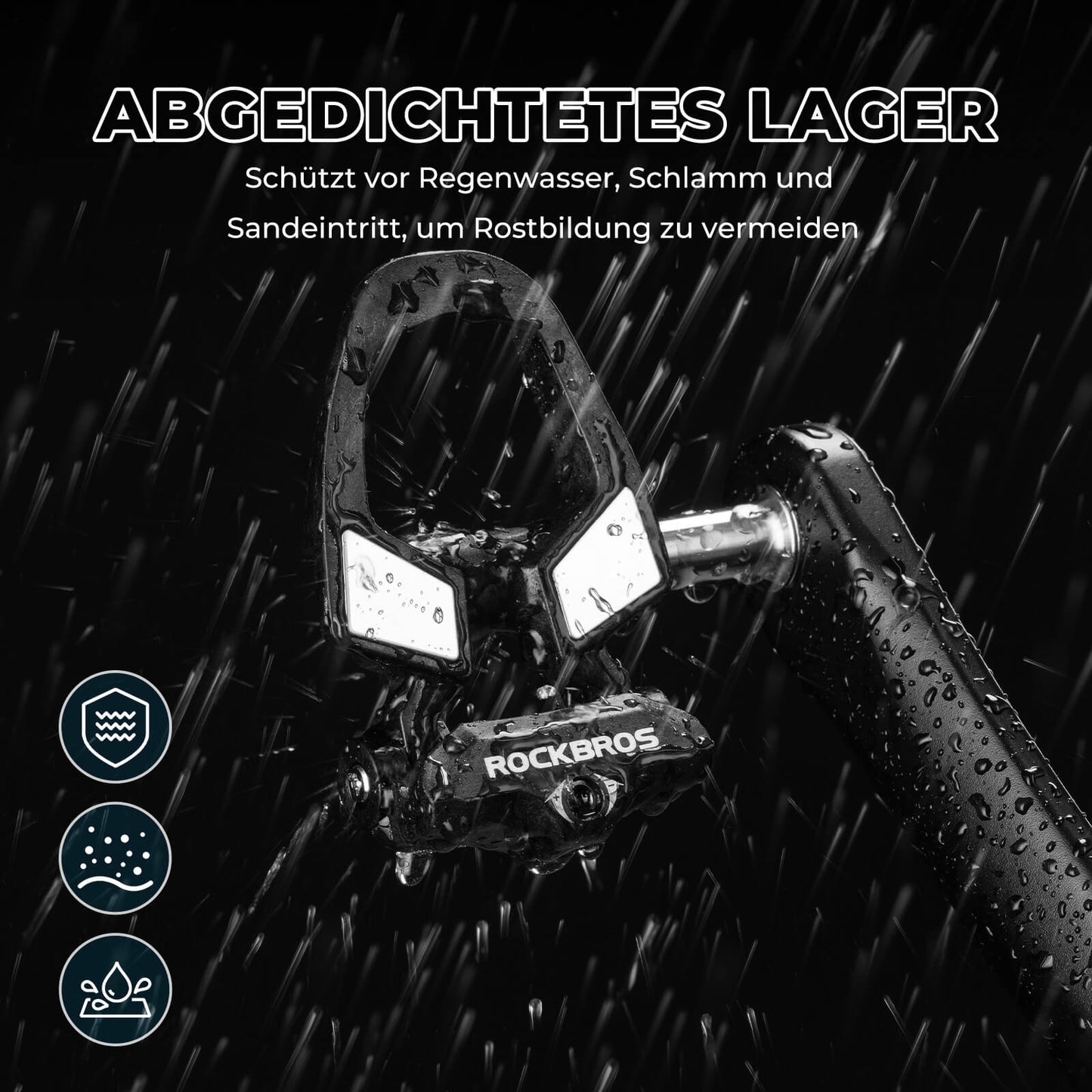 Pedały rowerowe SPD z regulowanym naciągiem ROCKBROS