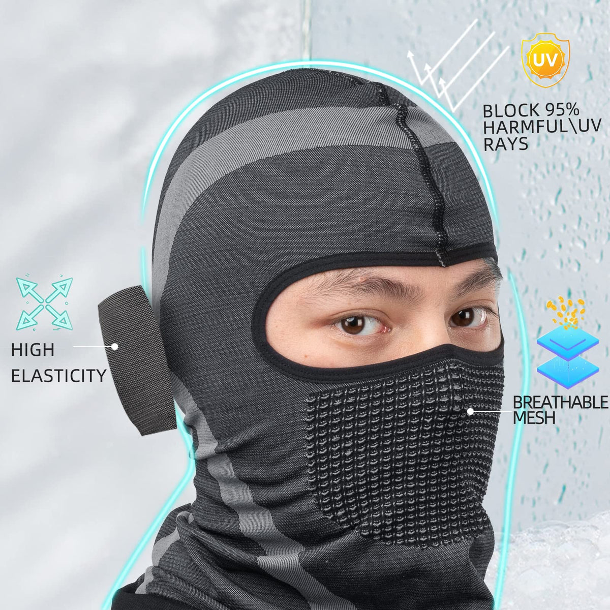 ROCKBROS Kominiarka zimowa Balaclavas
