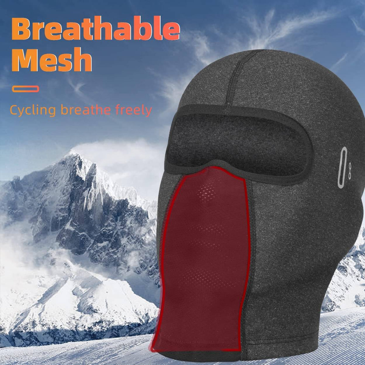 ROCKBROS Kominiarka zimowa Balaclava na sporty na świeżym powietrzu